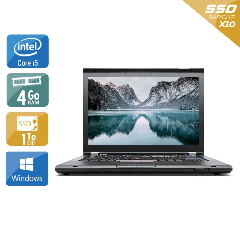 Lenovo ThinkPad T420 i5 4Go RAM 1To SSD Windows 10