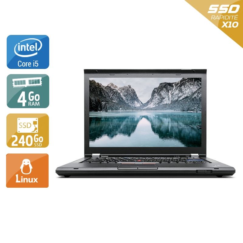 Lenovo ThinkPad T420 i5 4Go RAM 240Go SSD Linux