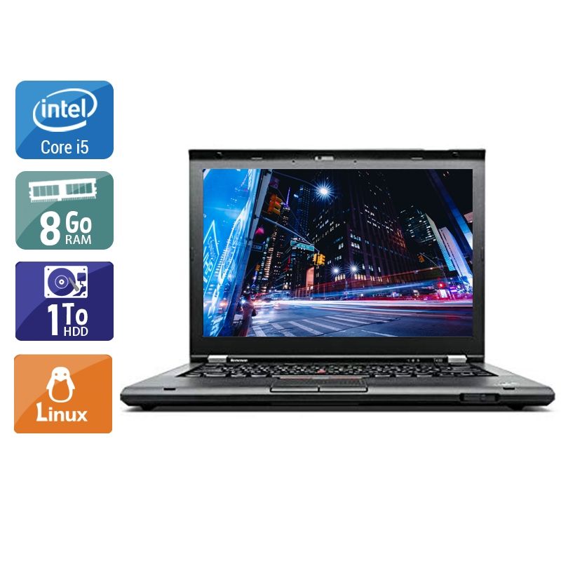Lenovo ThinkPad T430 i5 8Go RAM 1To HDD Linux