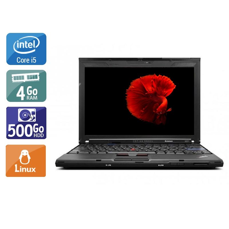 Lenovo ThinkPad X201 i5 4Go RAM 500Go HDD Linux