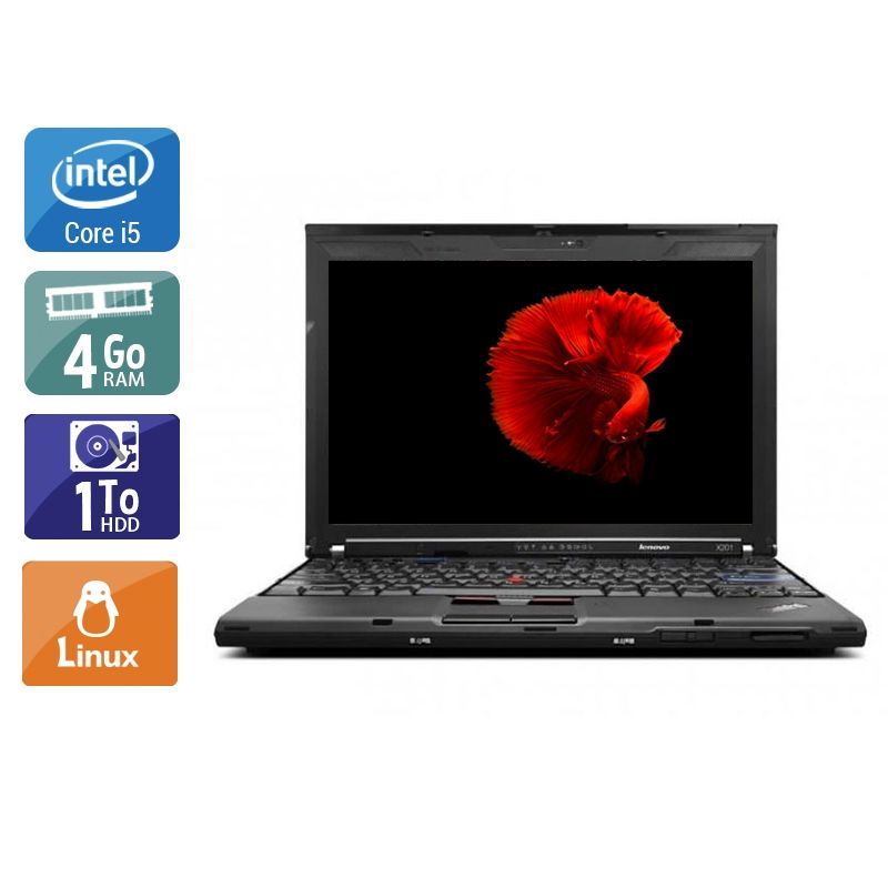 Lenovo ThinkPad X201 i5 4Go RAM 1To HDD Linux