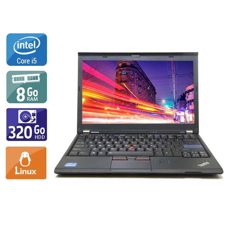 Lenovo ThinkPad X220 i5 8Go RAM 320Go HDD Linux