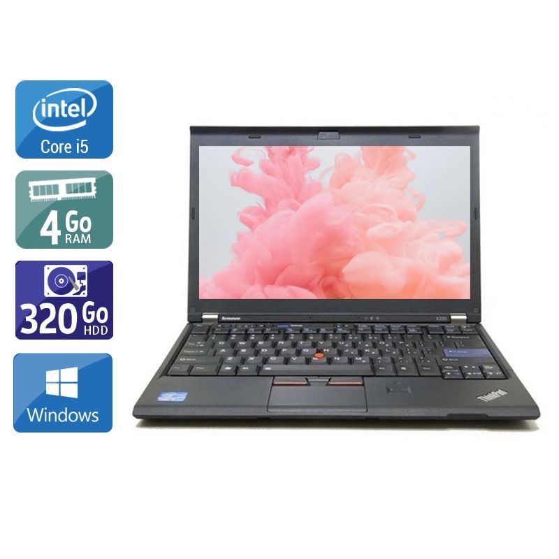 Lenovo ThinkPad X230 i5 4Go RAM 320Go HDD Windows 10