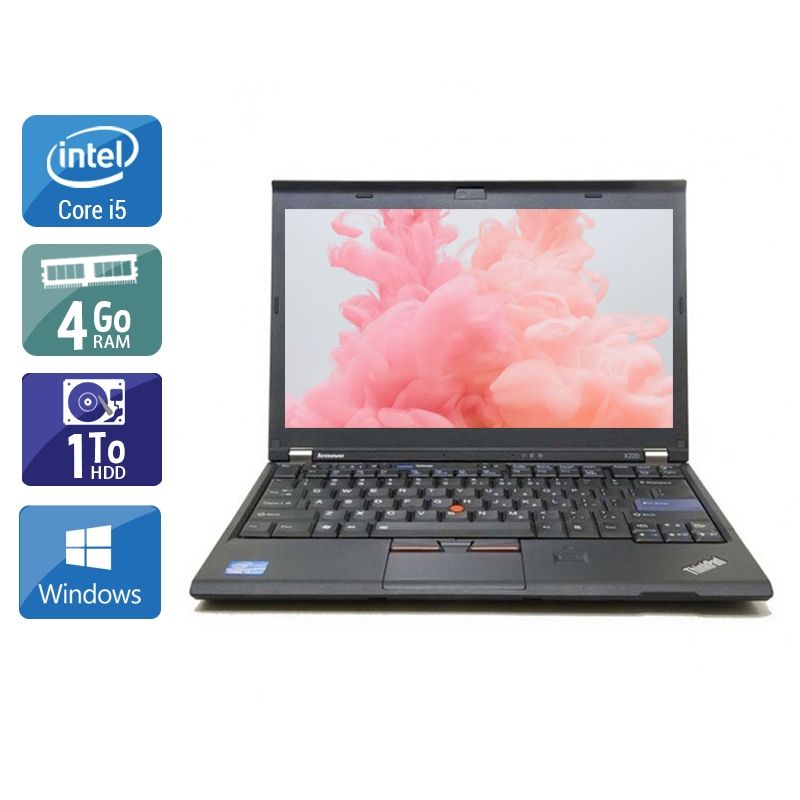 Lenovo ThinkPad X230 i5 4Go RAM 1To HDD Windows 10