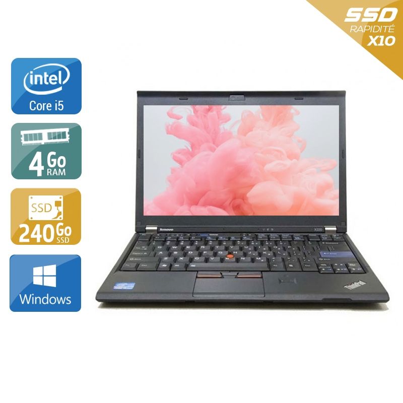 Lenovo ThinkPad X230 i5 4Go RAM 240Go SSD Windows 10