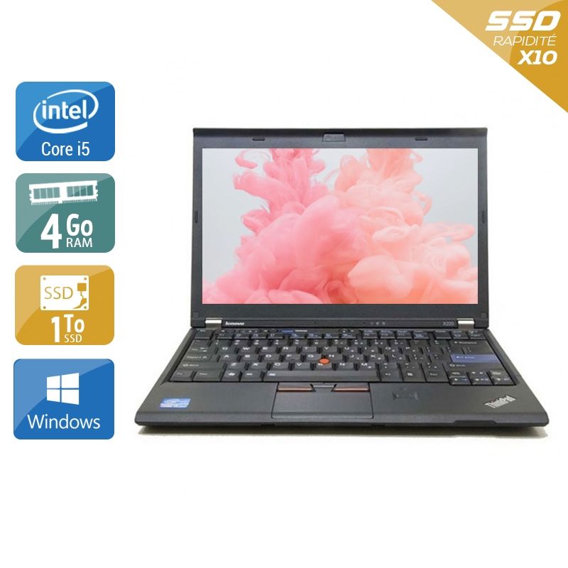 Lenovo ThinkPad X230 i5 4Go RAM 1To SSD Windows 10