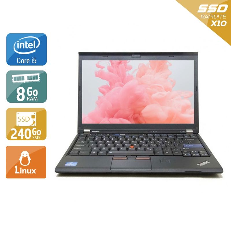 Lenovo ThinkPad X230 i5 8Go RAM 240Go SSD Linux