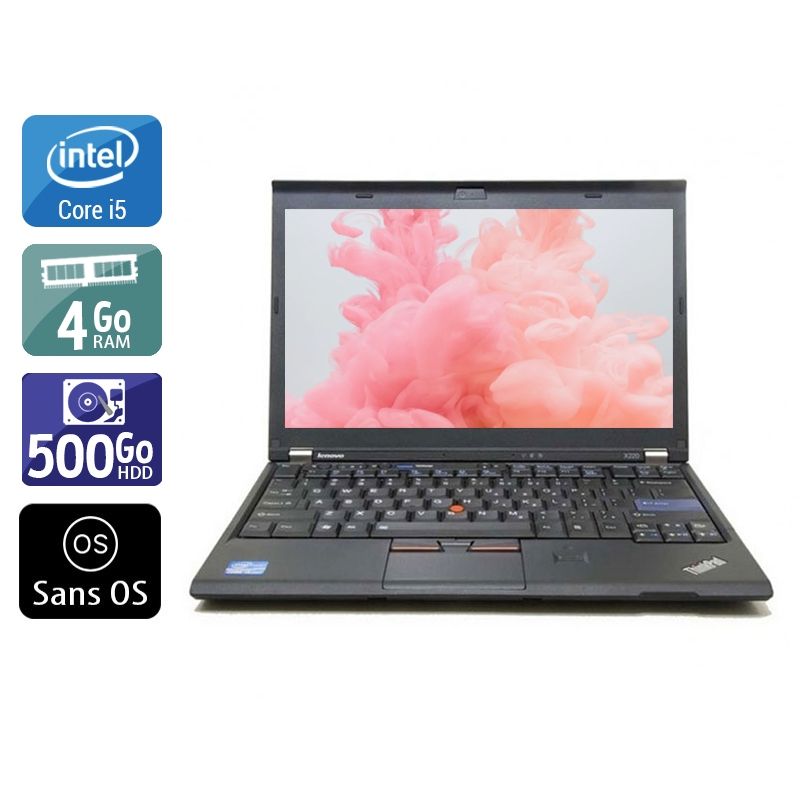 Lenovo ThinkPad X230 i5 4Go RAM 500Go HDD Sans OS