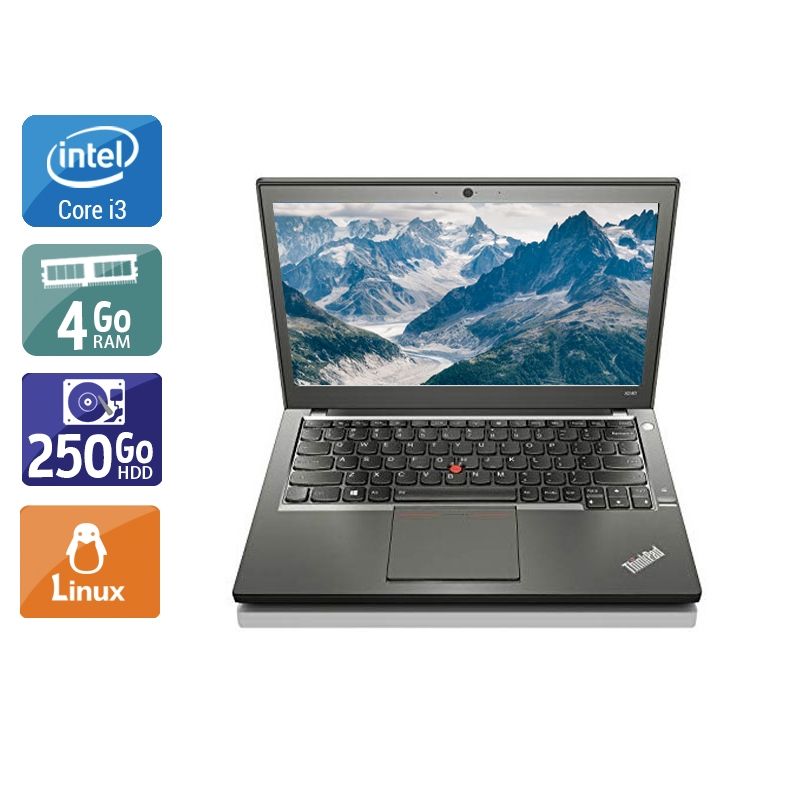 Lenovo ThinkPad X240 i3 4Go RAM 250Go HDD Linux