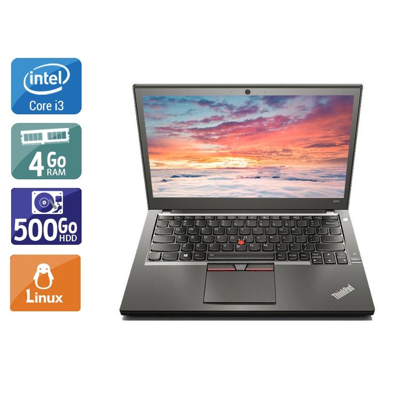Lenovo ThinkPad X250 i3 4Go RAM 500Go HDD Linux