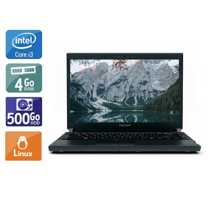 Toshiba Portégé R700 i3 4Go RAM 500Go HDD Linux