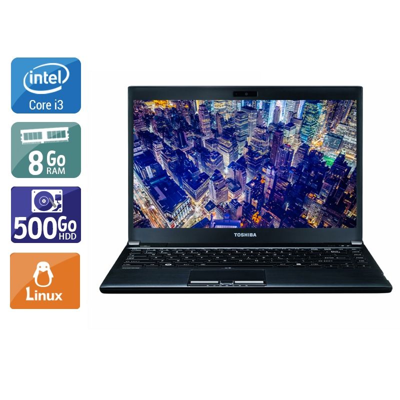 Toshiba Portégé R930 i3 8Go RAM 500Go HDD Linux