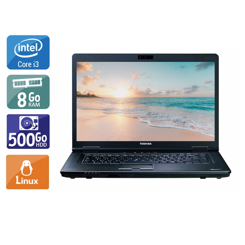 Toshiba Tecra A11 i3 8Go RAM 500Go HDD Linux