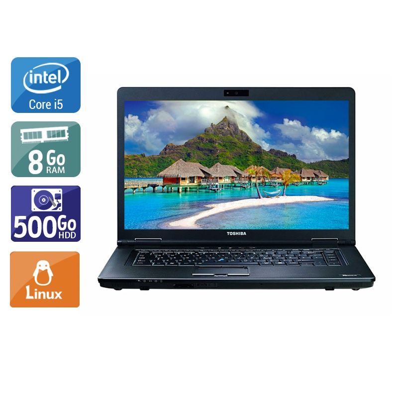 Toshiba Tecra A11 i5 8Go RAM 500Go HDD Linux