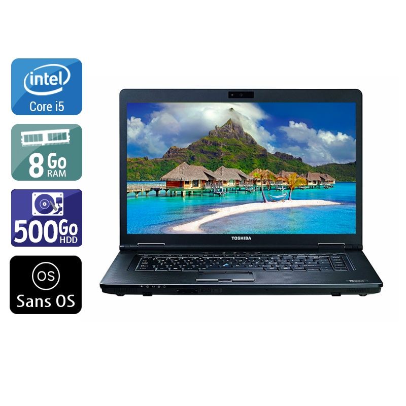 Toshiba Tecra A11 i5 8Go RAM 500Go HDD Sans OS