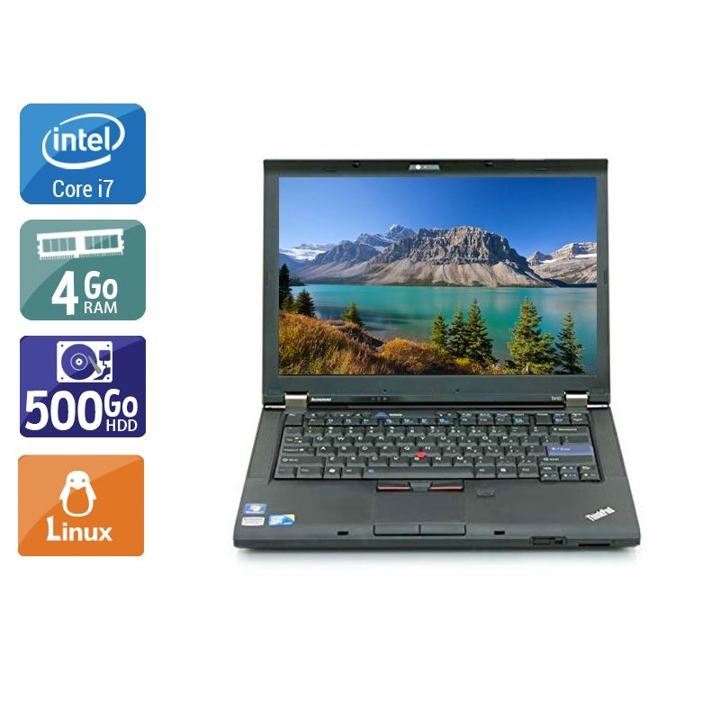 Lenovo ThinkPad T410 i7 4Go RAM 500Go HDD Linux