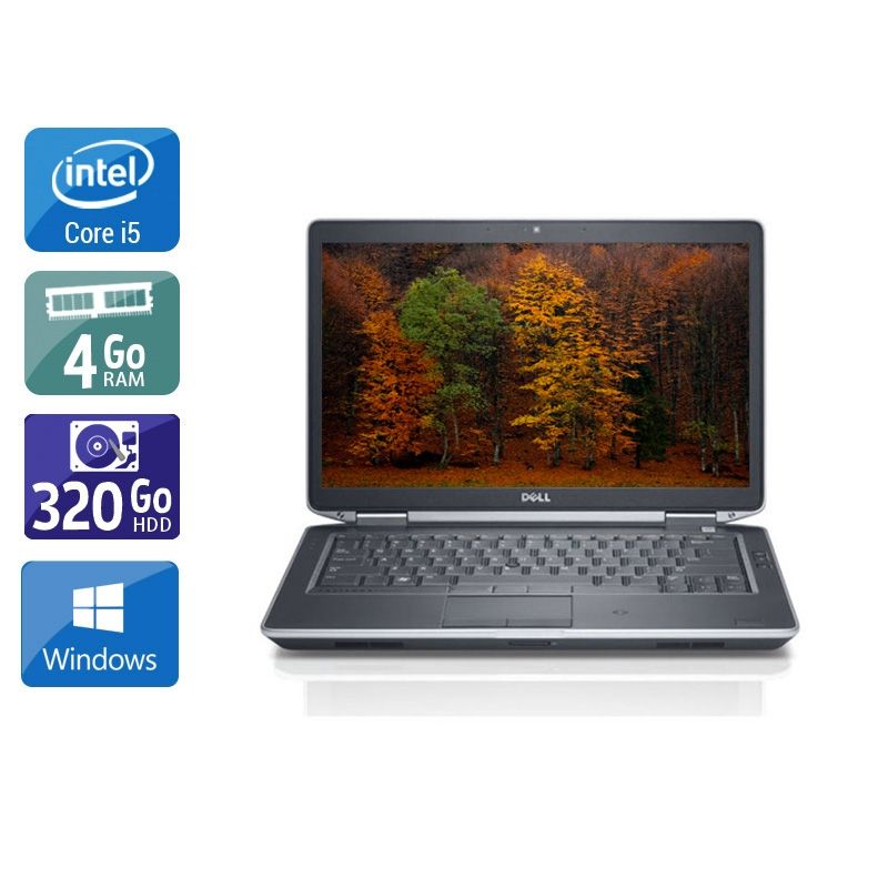 Dell Latitude E5430 i5 4Go RAM 320Go HDD Windows 10