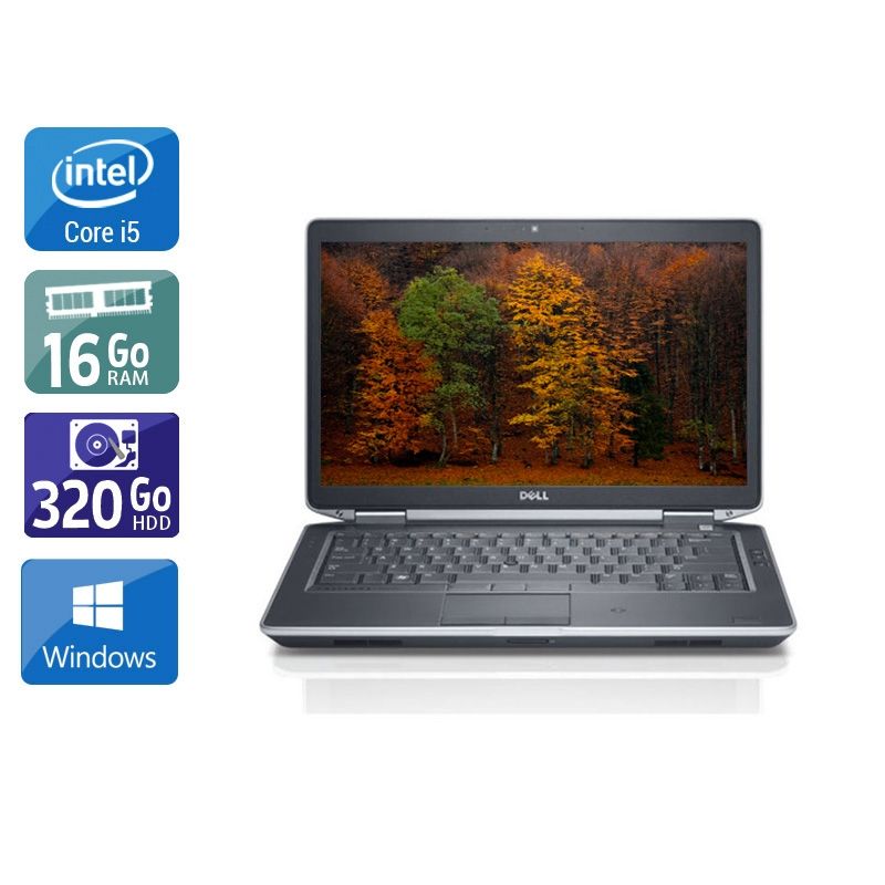 Dell Latitude E5430 i5 16Go RAM 320Go HDD Windows 10