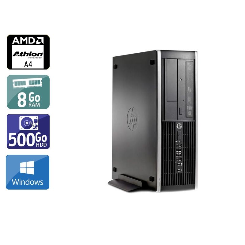 HP Compaq Pro 6305 SFF AMD A4 8Go RAM 500Go HDD Windows 10