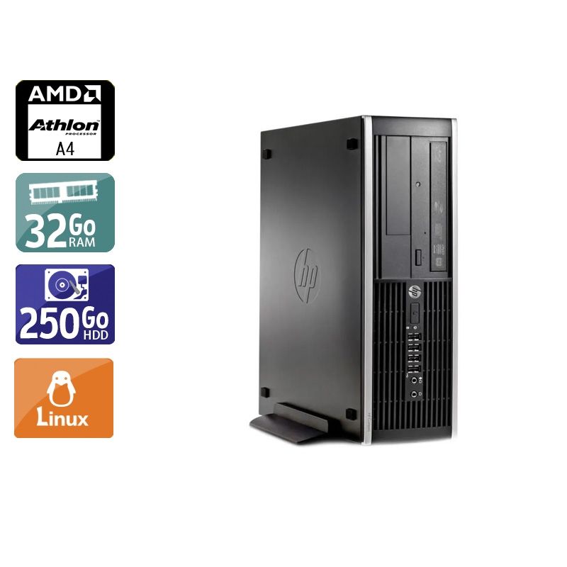 HP Compaq Pro 6305 SFF AMD A4 32Go RAM 250Go HDD Linux
