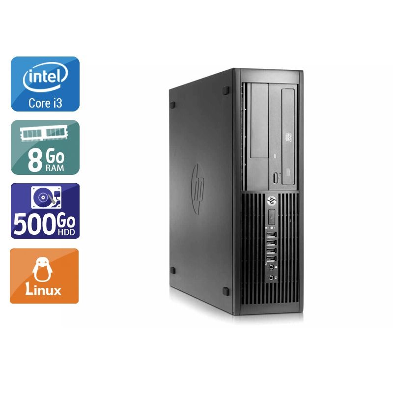 HP Compaq Pro 4300 SFF i3 8Go RAM 500Go HDD Linux