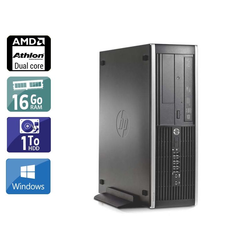 HP Compaq Pro 6005 SFF AMD Athlon Dual Core 16Go RAM 1To HDD Windows 10