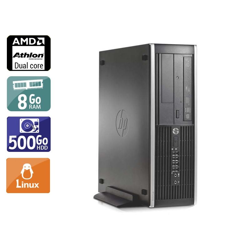 HP Compaq Pro 6005 SFF AMD Athlon Dual Core 8Go RAM 500Go HDD Linux
