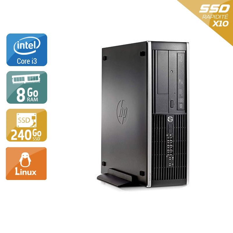 HP Compaq Pro 6200 SFF i3 8Go RAM 240Go SSD Linux