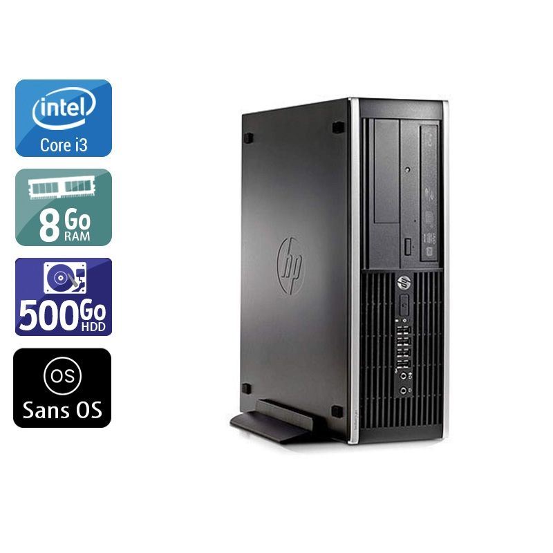 HP Compaq Pro 6200 SFF i3 8Go RAM 500Go HDD Sans OS