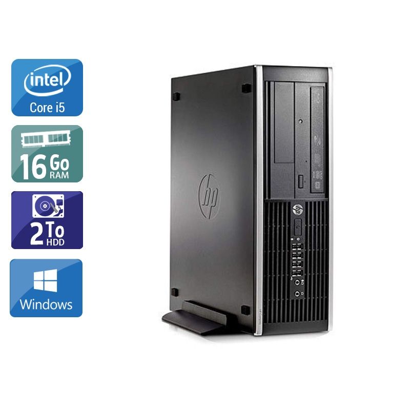 HP Compaq Pro 6200 SFF i5 16Go RAM 2To HDD Windows 10