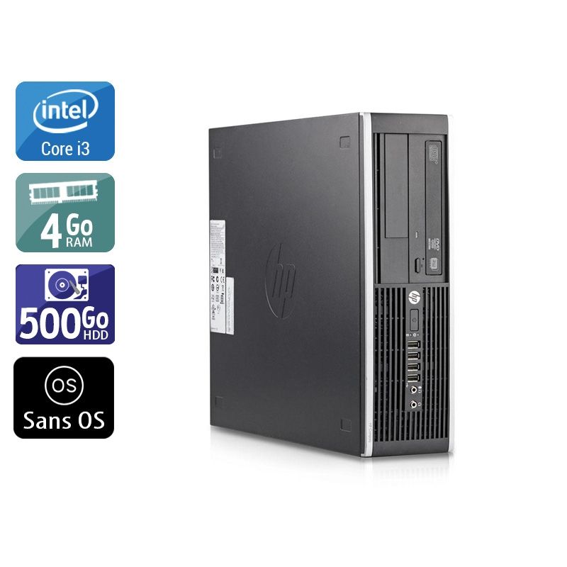 HP Compaq Elite 8200 SFF i3 4Go RAM 500Go HDD Sans OS