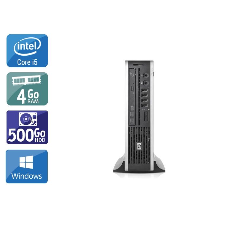 HP Compaq Elite 8200 USDT i5 4Go RAM 500Go HDD Windows 10