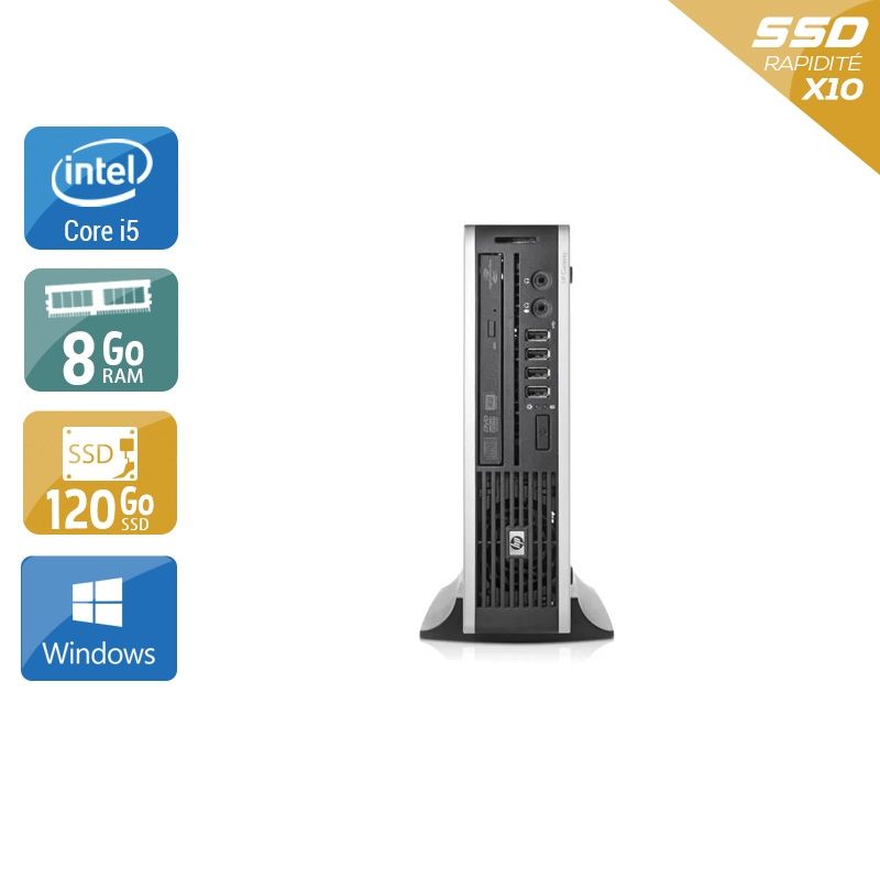 HP Compaq Elite 8200 USDT i5 8Go RAM 120Go SSD Windows 10