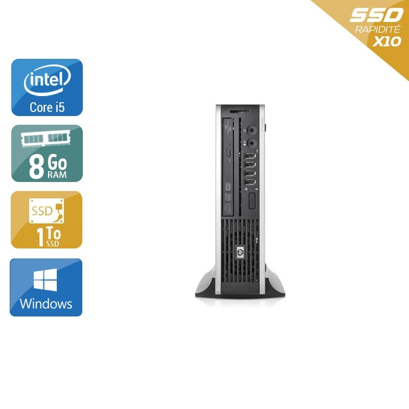 HP Compaq Elite 8200 USDT i5 8Go RAM 1To SSD Windows 10