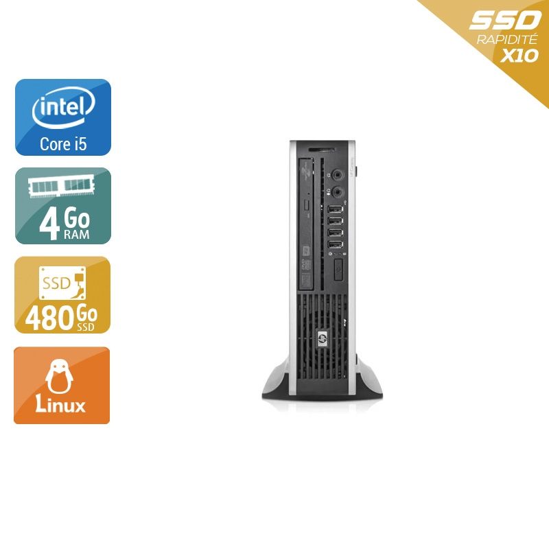 HP Compaq Elite 8200 USDT i5 4Go RAM 480Go SSD Linux