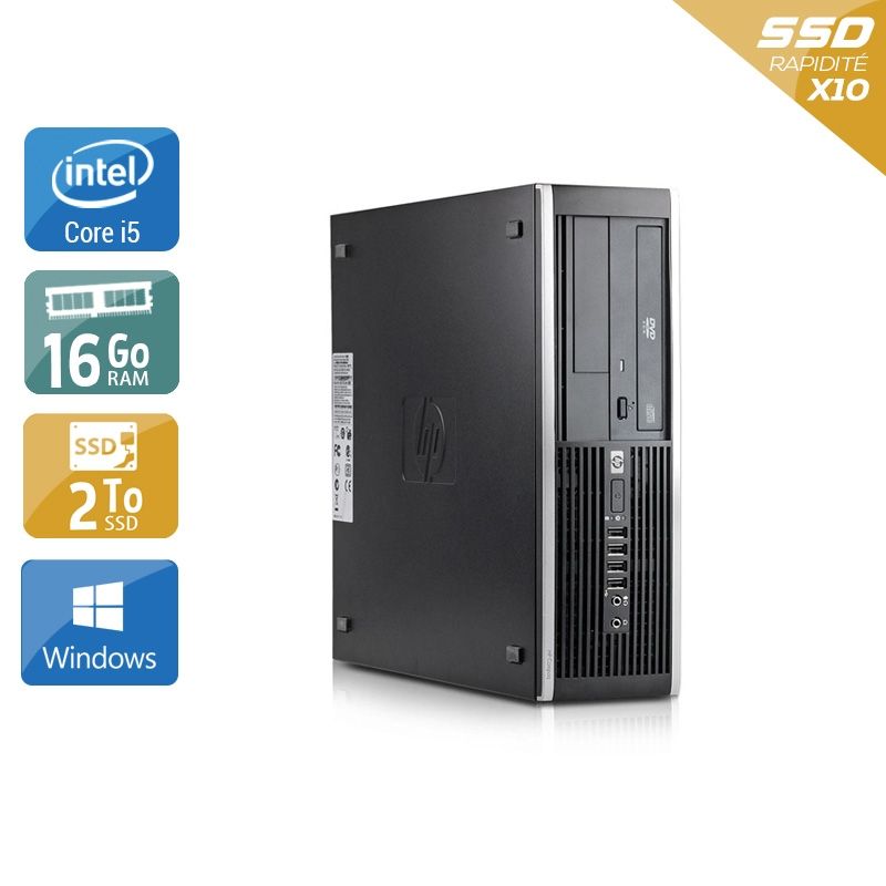 HP Compaq Elite 8300 SFF i5 16Go RAM 2To SSD Windows 10