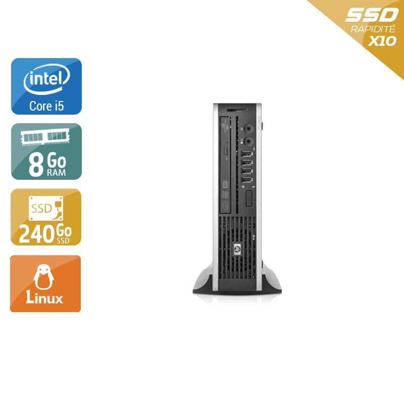 HP Compaq Elite 8300 USDT i5 8Go RAM 240Go SSD Linux