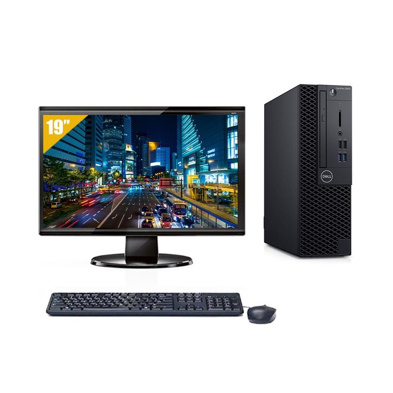 Dell Optiplex 3060 SFF i3 Gen 8 avec Écran 19 pouces 32Go RAM 1To SSD Sans OS Dell Optiplex 3060 SFF i3 Gen 8 avec Écran 19 pouces 32Go RAM 1To SSD Sans OS