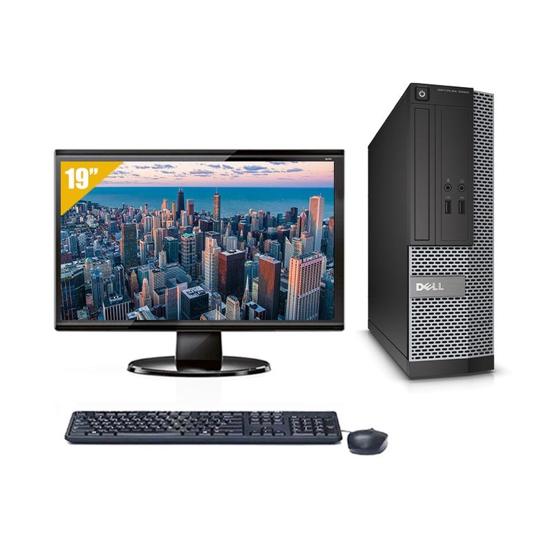 Dell Optiplex 3010 SFF Pentium G Dual Core avec Écran 19 pouces 4Go RAM 320Go HDD Windows 10