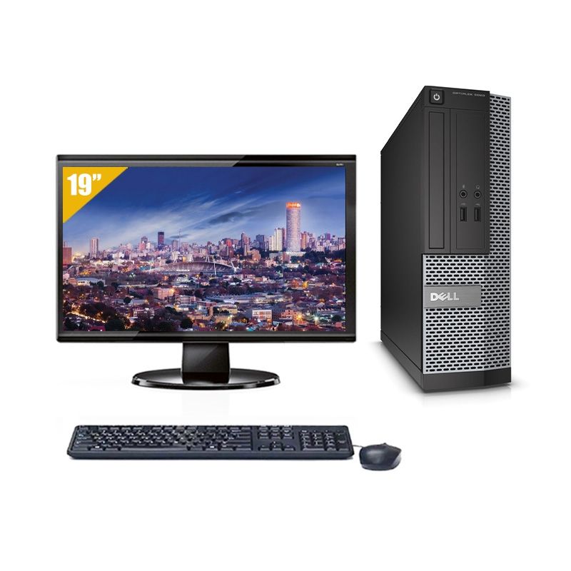 Dell Optiplex 3010 SFF i3 avec Écran 19 pouces 4Go RAM 2To SSD Linux