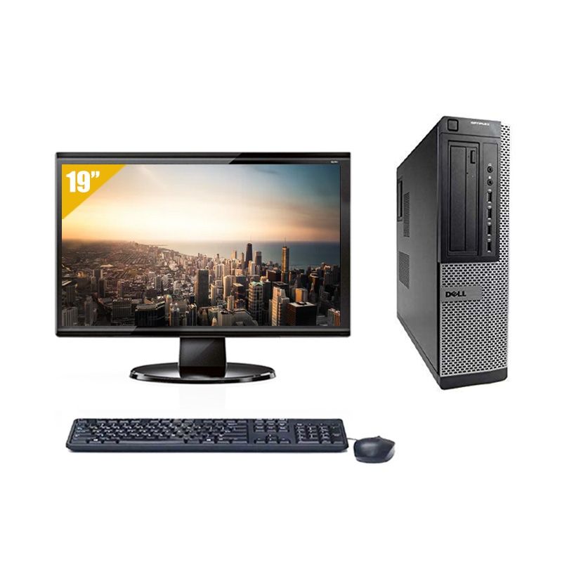 Dell Optiplex 390 Desktop i5 avec Écran 19 pouces 8Go RAM 2To SSD Windows 10
