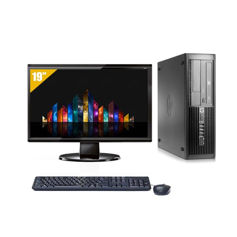 HP Compaq Pro 4300 SFF Pentium G Dual Core avec Écran 19 pouces 8Go RAM 480Go SSD Windows 10 HP Compaq Pro 4300 SFF Pentium G Dual Core avec Écran 19 pouces 8Go RAM 480Go SSD Windows 10