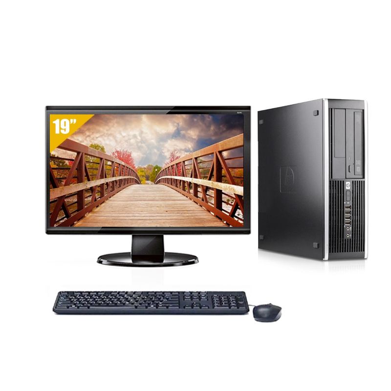 HP Compaq Pro 6000 SFF Core 2 Duo avec Écran 19 pouces 4Go RAM 250Go HDD Linux