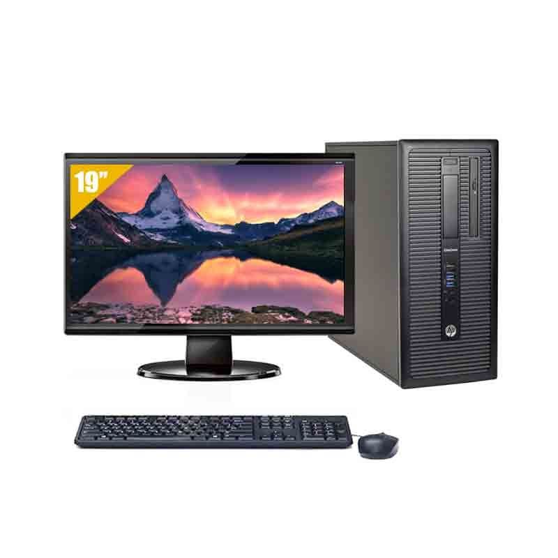 HP Compaq 280 G1 Tower Pentium G Dual Core avec Écran 19 pouces 16Go RAM 1To SSD Windows 10