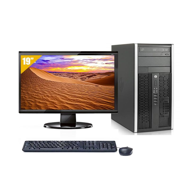 PC avec Écran HP Compaq Pro 6305 Tower AMD A4 19" 4Go RAM 1To SSD Sans