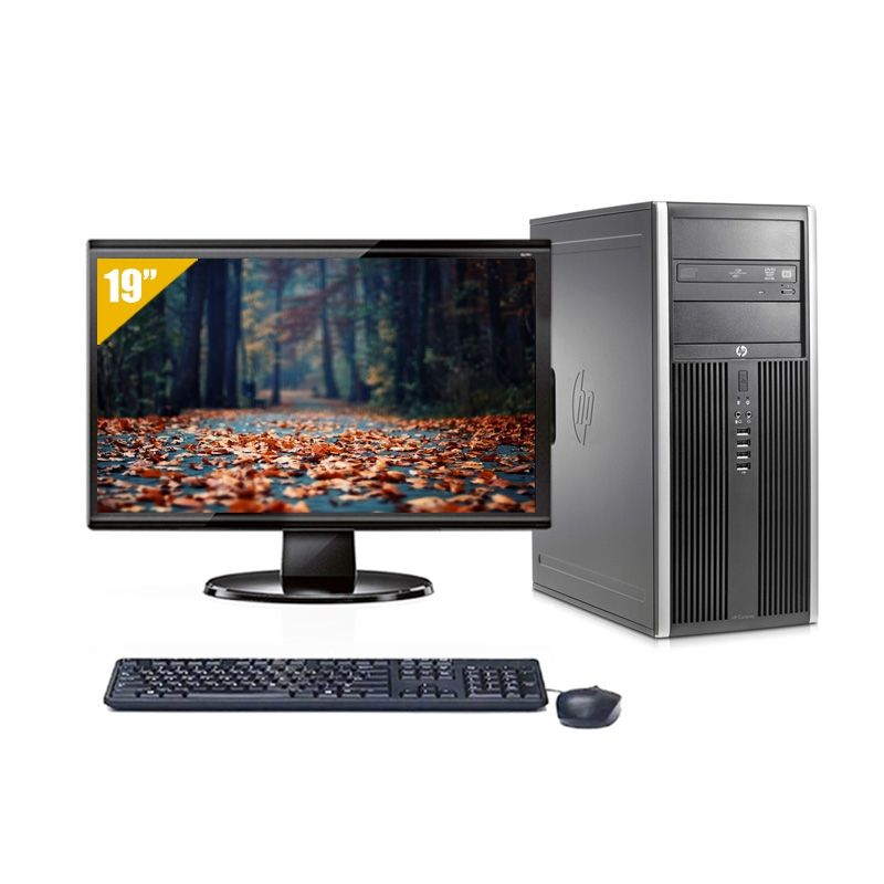 HP Compaq Elite 8200 Tower i5 avec Écran 19 pouces 16Go RAM 480Go SSD Linux
