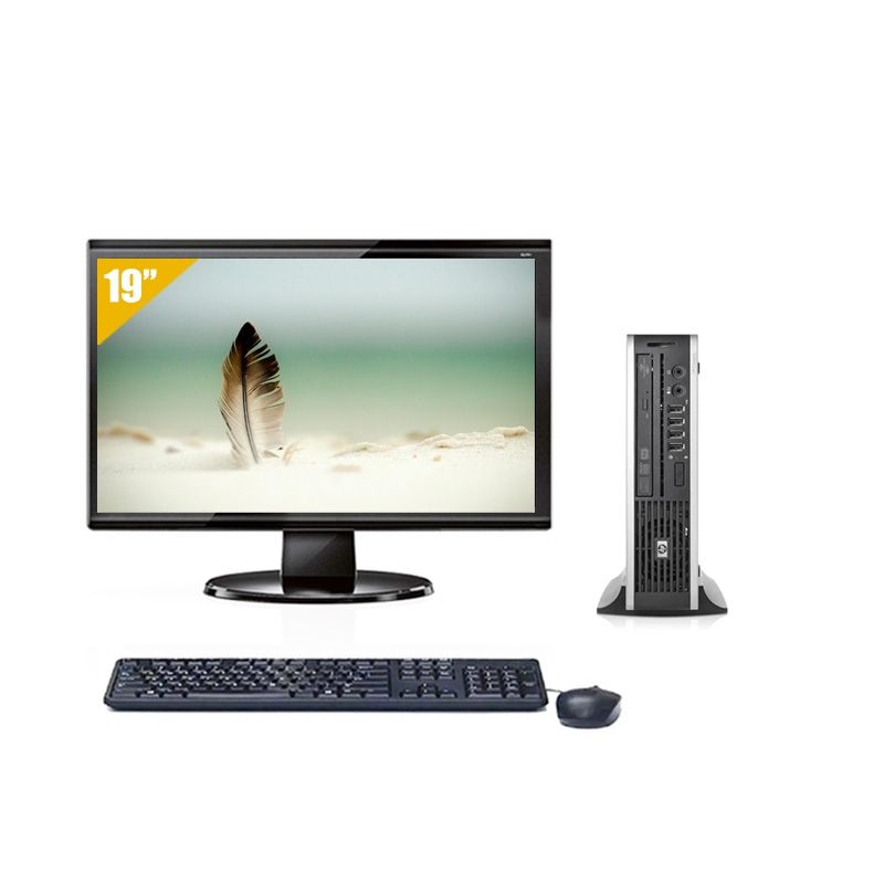 HP Compaq Elite 8200 USDT i3 avec Écran 19 pouces 8Go RAM 1To SSD Linux