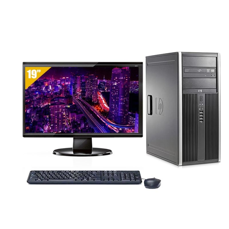 HP Compaq Elite 8300 Tower Pentium G Dual Core avec Écran 19 pouces 8Go RAM 1To HDD Windows 10
