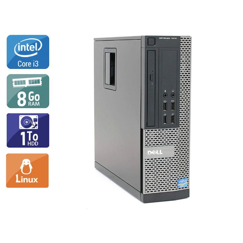 Dell Optiplex 7010 SFF i3 8Go RAM 1To HDD Linux