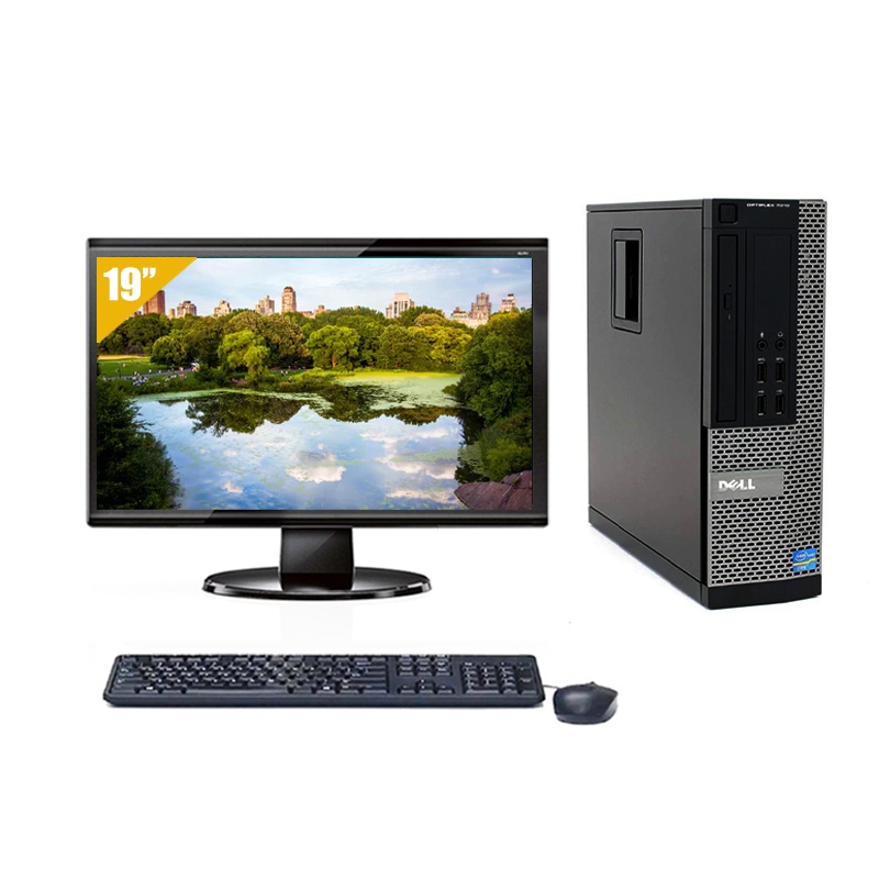 Dell Optiplex 7010 SFF i5 avec Écran 19 pouces 16Go RAM 1To SSD Windows 10